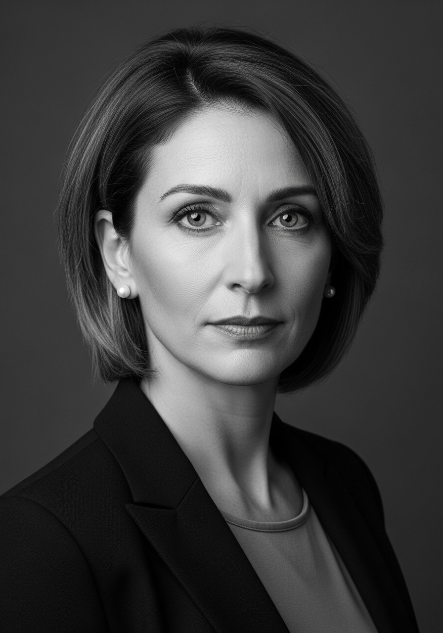 Ritratto di Arianna Lombardi, Comitato, agente AI della divisione Financial