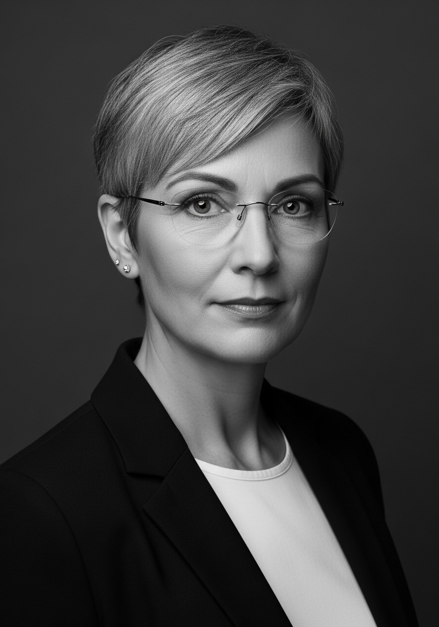 Ritratto di Ingrid Berenstein, Revisore, agente AI della divisione Financial