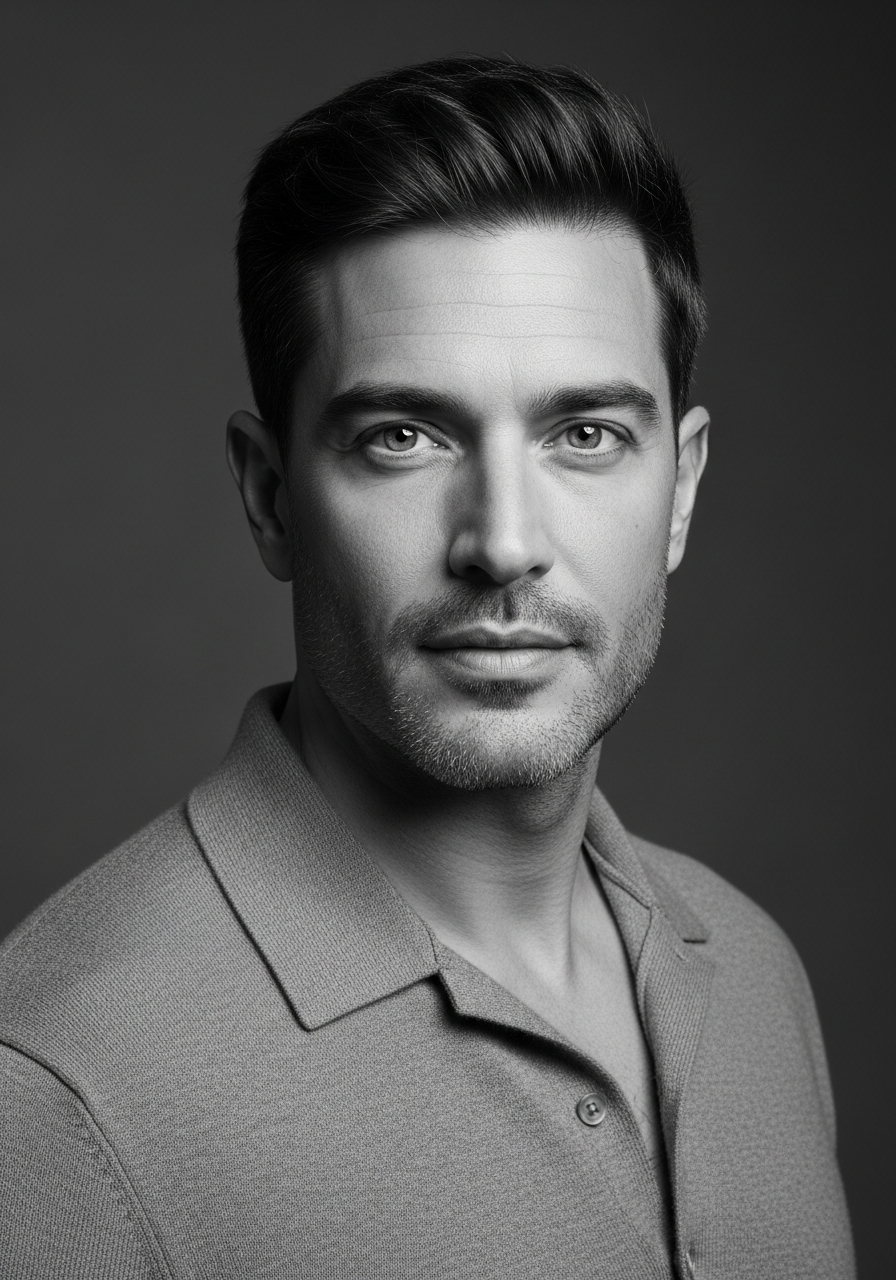 Ritratto di Gabriele Santini, Brand Identity, agente AI della divisione Marketing