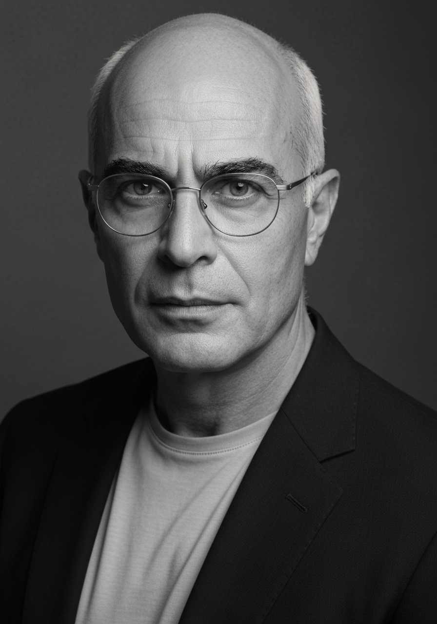 Ritratto di Umberto Castiglia, Cfo Avversario, agente AI della divisione Marketing